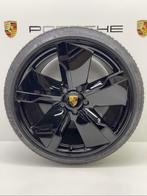 Porsche Taycan ORIGINELE 21 ExclusiveDesign zwart met banden, Nieuw, 21 inch, Banden en Velgen, Personenwagen