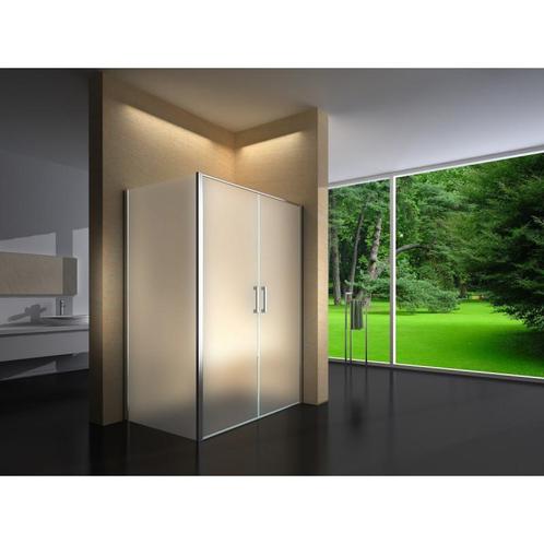 Douchecabine 120X80 Rechthoekig Argento- Mat Glas (Badkamer), Doe-het-zelf en Verbouw, Sanitair, Nieuw, Ophalen of Verzenden