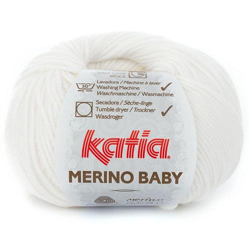 Katia Concept Merino Baby - 01 wit - Wol Garen, Hobby en Vrije tijd, Breien en Haken, Ophalen of Verzenden