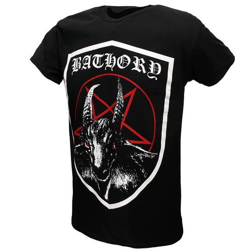 Bathory Shield T-Shirt - Officiële Merchandise, Kleding | Heren, T-shirts, Verzenden