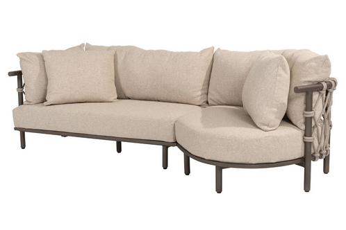 4 Seasons Outdoor Ezra chaise loungebank terre met love, Tuin en Terras, Tuinsets en Loungesets, Ophalen of Verzenden