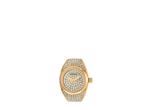FOSSIL WATCH RING Dames Horloge - Goudkleurig, Verzenden, Zo goed als nieuw