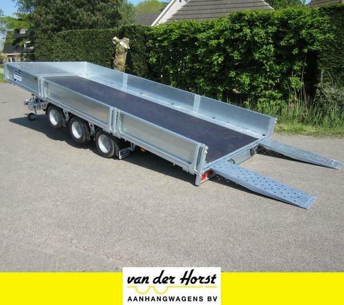 Ifor Williams zeer lage kantelbare plateauwagen transporter, Auto diversen, Aanhangers en Bagagewagens, Nieuw