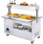 Bain Marie Buffet Eiland 4 x 1/1 GN | Warmhoud HorecaTraders, Verzenden, Nieuw in verpakking