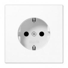 Jung LS990 1V wandcontactdoos met randaarde &, Doe-het-zelf en Verbouw, Elektra en Kabels, Stopcontact, Nieuw