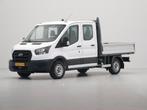 Ford Transit 310 2.0 TDCI L2H1 DC Pick Up Ambiente, Auto's, Stof, Gebruikt, Wit, Dealer onderhouden