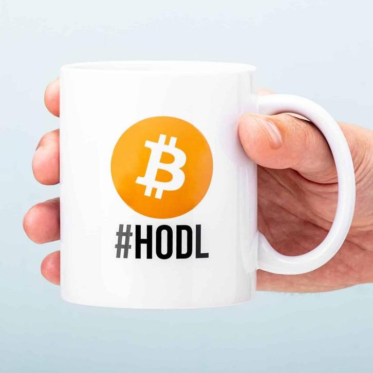 Mok Bitcoin HODL, Huis en Inrichting, Keuken | Servies, Verzenden