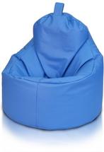 Zitzak fauteuil blauw - zitkussen relaxkussen - gevuld -..., Ophalen of Verzenden, Nieuw