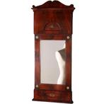 Hollandse Empire spiegel met brons en inlegwerk ca 1810 blo, Antiek en Kunst, Ophalen of Verzenden