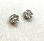 Oorbellen - 18 karaat Witgoud - 0.80ct. tw. Diamant, Sieraden, Tassen en Uiterlijk, Oorbellen, Nieuw