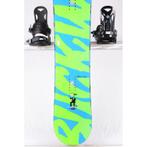 142 145 snowboard RIDE BUCK WILD, BLUE/green, WOODCORE, slim, Verzenden, Gebruikt, Board