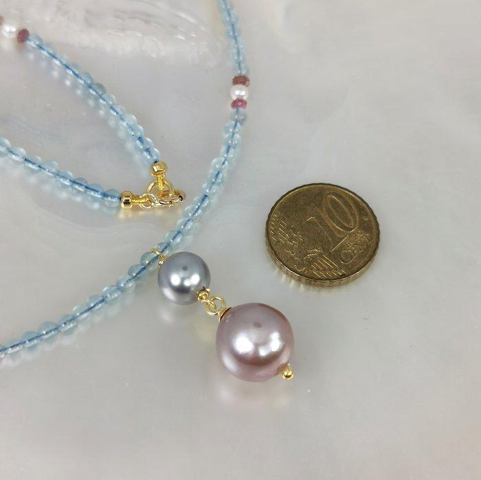 Halsketting - 18 karaat Geel goud Parel - Parel - Tah. Fwp, Sieraden, Tassen en Uiterlijk, Kettingen