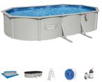 Bestway Hydrium Jersey metalen zwembad 610 x 360 x 120cm, Verzenden, 80 tot 120 cm, 400 cm of meer, Ovaal