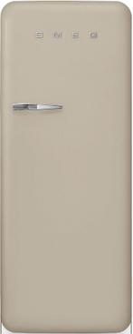 Smeg FAB28RDPP6 retro jaren 50 koelkast - Perfectly Pale, 150 tot 200 liter, Verzenden, 60 cm of meer, Met aparte vriezer