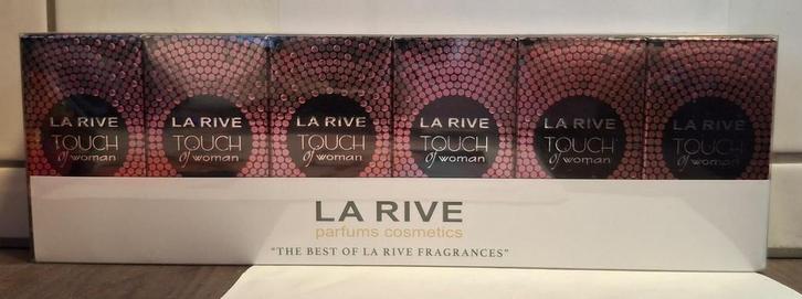 La Rive Touch Of Woman parfum voordeelverpakking van 6, Sieraden, Tassen en Uiterlijk, Uiterlijk | Parfum, Nieuw, Verzenden