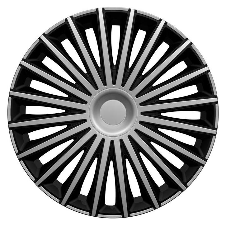 Wieldoppen  Dakota 14-inch zilver/zwart, Auto diversen, Wieldoppen, Verzenden