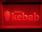 Doner kebab snackbar neon bord lamp LED verlichting reclame, Verzenden, Nieuw