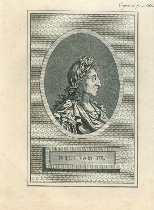 Portrait of William III of England, Antiek en Kunst, Kunst | Etsen en Gravures