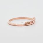 Zonder Minimumprijs - Ring 14 kt. - 0.11ct. tw. Diamant, Sieraden, Tassen en Uiterlijk, Ringen, Nieuw