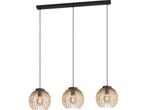 EGLO Venezuela Hanglamp - E27 - 93,5 cm - Goud/Zwart, Verzenden, Zo goed als nieuw