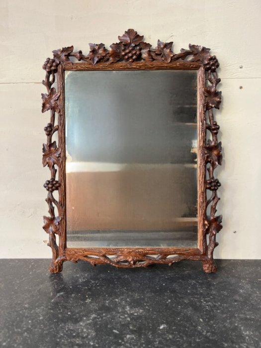 Spiegel - Hout - Schwarzwald spiegel 1890, Antiek en Kunst, Antiek | Overige Antiek