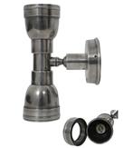 Muurspot Indigo Up&Down Antiek Zilver Binnenverlichting, Huis en Inrichting, Lampen | Wandlampen, Verzenden, Nieuw