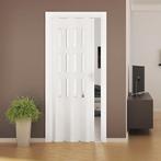 Fortesrl Luciana vouwdeur met glas in kleur wit, Nieuw, Vouwdeur, Ophalen of Verzenden