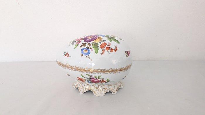 Dresden - Carl Thieme - Potschappel - Vaas - Porselein - Ei, Antiek en Kunst, Antiek | Glas en Kristal