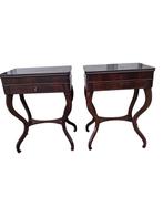 Nachtkastje (2) - Mahonie, Antiek en Kunst