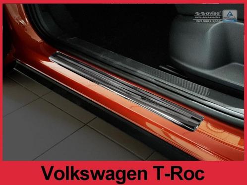 Instaplijsten | Volkswagen | T-Roc 17- 5d suv. | RVS zwart, Auto-onderdelen, Interieur en Bekleding, Nieuw, Volkswagen, Ophalen of Verzenden