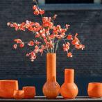 Vaas Meryna | Oranje | H30xD18 cm, Antiek en Kunst, Antiek | Vazen, Verzenden