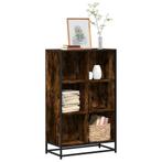 vidaXL Boekenkast 65,5x33x107,5 cm bewerkt hout gerookt, Huis en Inrichting, Kasten | Boekenkasten, Verzenden, Nieuw, Overige houtsoorten
