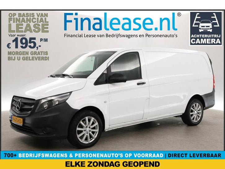 Mercedes-Benz Vito 111 CDI Lang Airco Camera Navigatie, Auto's, Bestelauto's, Lease, Handgeschakeld, Diesel, Mercedes-Benz, Wit