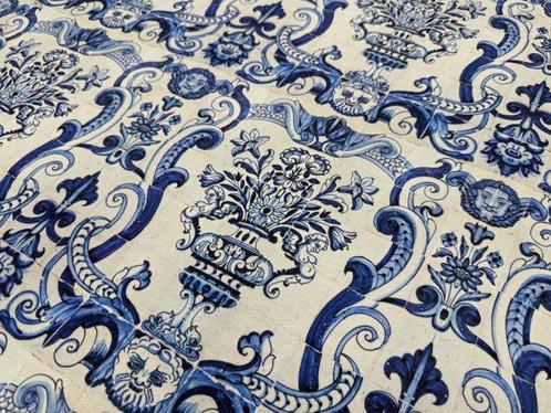 Middellandse Zee Porselein - Meubelstof - 3 m - 2.8 m, Antiek en Kunst, Antiek | Kleden en Textiel