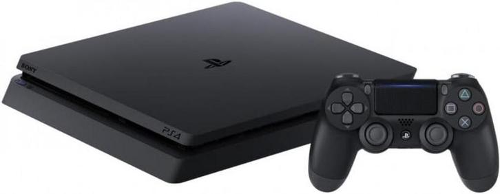PlayStation 4 Slim (Black) 500GB (PlayStation 4), Spelcomputers en Games, Spelcomputers | Sony PlayStation 4, Gebruikt, Verzenden