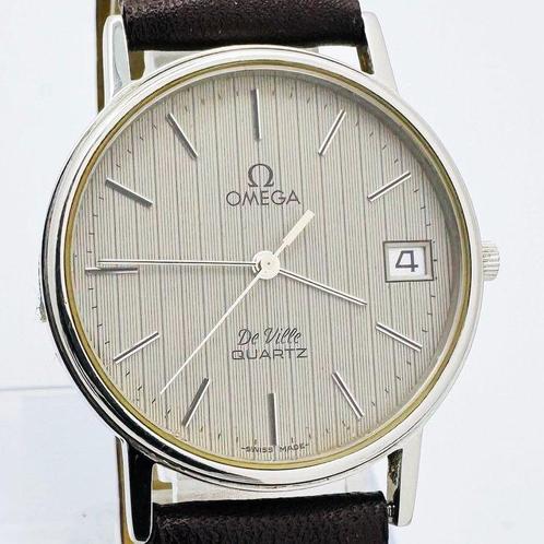 Omega - De Ville Quartz Patterned Dial - Zonder Minimumprijs, Sieraden, Tassen en Uiterlijk, Horloges | Heren