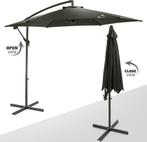 MaxxGarden Parasol - Zweefparasol - Ø300 cm - Set met tegel, Verzenden, Nieuw, Zweefparasol