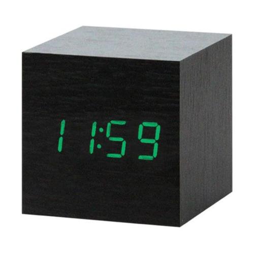 Houten Digitale LED Klok - Wekker Alarm  Snooze Helderheid, Witgoed en Apparatuur, Wekkers, Nieuw, Verzenden