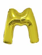 Gouden letter ballon M groot, Hobby en Vrije tijd, Ophalen of Verzenden, Nieuw
