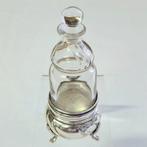 Victorian - Karaf - Glas, Verzilverd, Antiek en Kunst, Antiek | Glas en Kristal