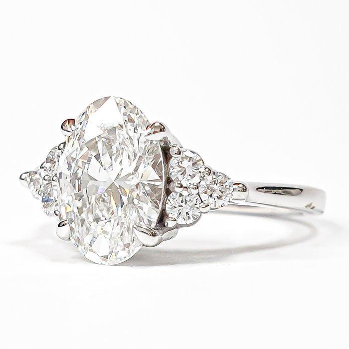 Zonder Minimumprijs - Ring - 14 karaat Witgoud - 1.81ct. tw., Sieraden, Tassen en Uiterlijk, Ringen