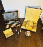 Tafelservies (7) - Zilver, Kristal, Bakeliet, Verzilverd, Antiek en Kunst, Antiek | Meubels | Tafels