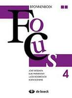 Focus 4 aso - bronnenboek (n.e.) 9789045555447 Joke Messiaen, Verzenden, Gelezen, Joke Messiaen