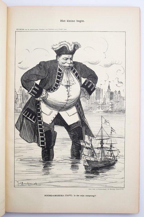 Johan Braakensiek - Drie jaar spotprenten uit De, Antiek en Kunst, Antiek | Boeken en Bijbels