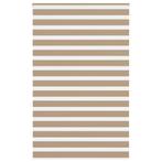 vidaXL Zebra Blind 140x200 cm stofbreedte 135,9 cm polyester, Huis en Inrichting, Verzenden, Nieuw, Bruin