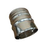 verloop 80mm naar flexibel rookkanaal 80mm met draaikoppeli, Ophalen of Verzenden, Nieuw, Hout, Vrijstaand