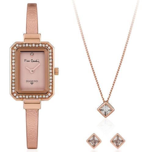 Pierre Cardin dames polshorloge ketting en oorbellen, Sieraden, Tassen en Uiterlijk, Horloges | Heren