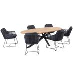 Belmond Prado dining tuinset 240x115xH75 cm 7 delig, Ophalen of Verzenden, Nieuw