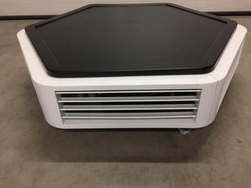 CV luchtverwarmer Kampmann 30.4 Kw, wit/zwart, Doe-het-zelf en Verbouw, Verwarming en Radiatoren, Overige typen, Gebruikt, 800 watt of meer
