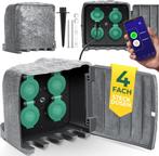 Stopcontact voor tuin - 4 stopcontacten - WiFi - rots /, Verzenden, Nieuw